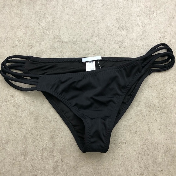 Eberjey Black Cutout Cheeky Swimsuit Bottoms - Picture 7 of 8